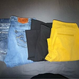 Old Navy Yellow Pixie Pants